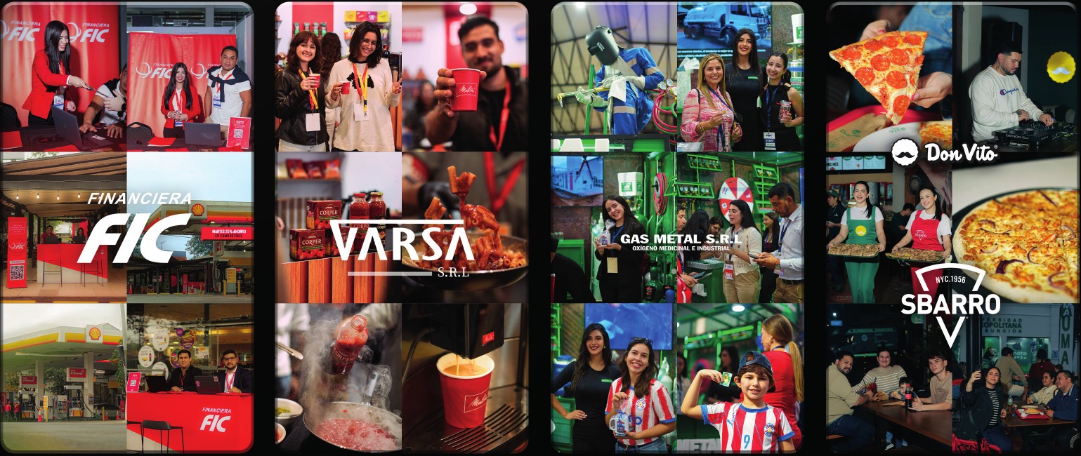 Fotografías de activaciones y productos para FIC, Varsa, Gas Metal, Don Vito y Sbarro